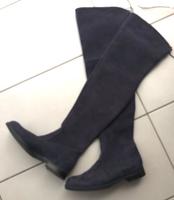 Overknees Damen Stiefel Buffalo dunkelblau Größe 39 Nordrhein-Westfalen - Troisdorf Vorschau