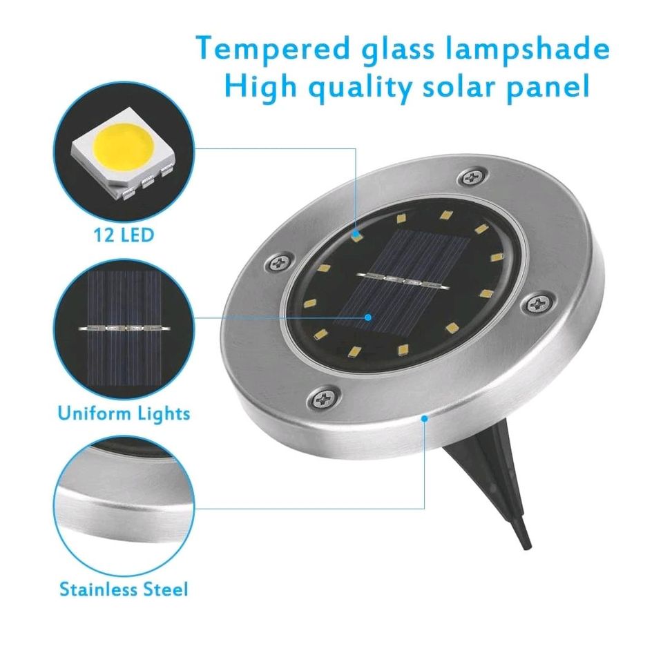 Solarleuchten  6 stück in Kamp-Lintfort