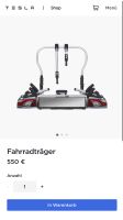 Tesla Model S 3 X Y Fahrradträger Träger Radträger Neu UVP 550€ Hannover - Kirchrode-Bemerode-Wülferode Vorschau