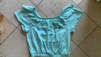 T-Shirt mit Carmenausschnitt, Größe S,hellgrün, Benetton Baden-Württemberg - Ostfildern Vorschau