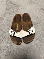 Birkenstock Madrid gr 38 Lack weiß glänzend schmal Nordrhein-Westfalen - Solingen Vorschau