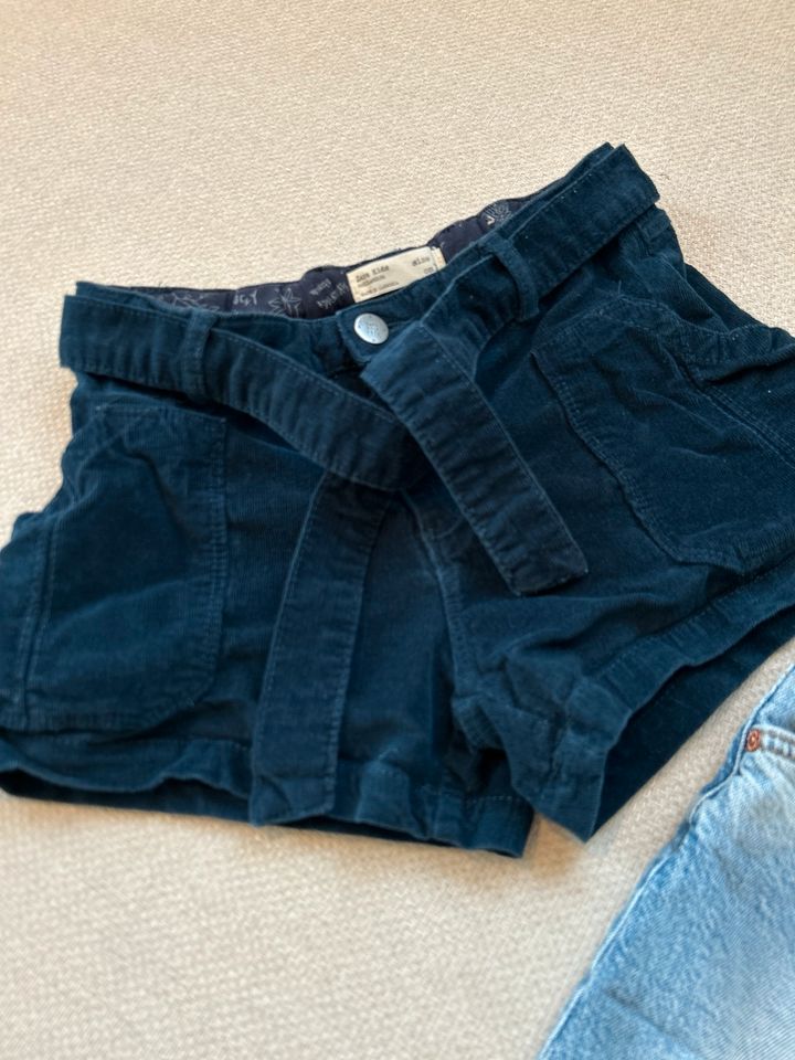 Zara Short Cord Jeans 140 Kord blau in Kösching