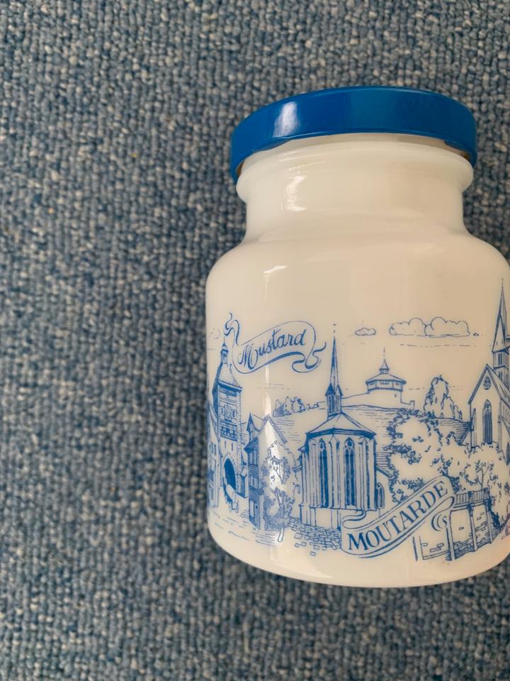 Senfglas, Senftopf  Hengstenberg I Esslingen am Neckar I Vintage in Bad König