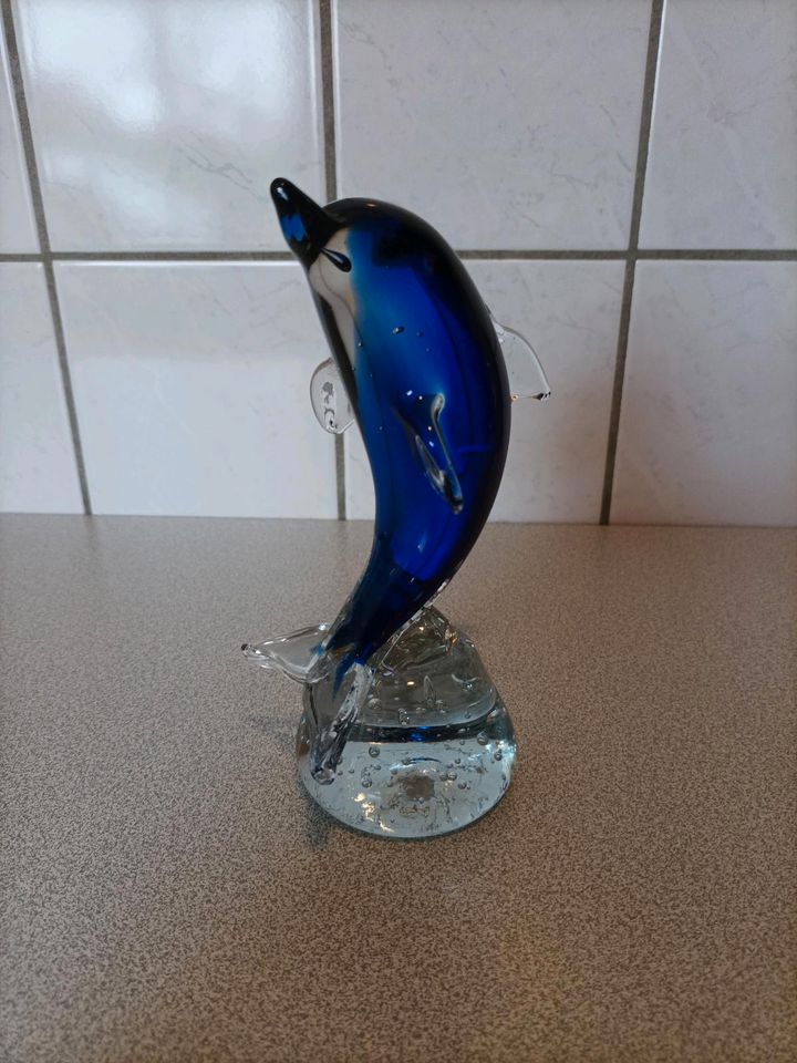 Deko Delfin aus Glas in Norden