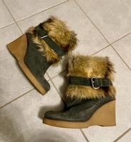 Bullboxer Stiefeletten Stiefel Wildleder gefüttert dunkelblau 38 München - Trudering-Riem Vorschau