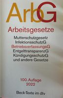 Arbeitsgesetze 100. Auflage 2022 Bayern - Fürstenfeldbruck Vorschau