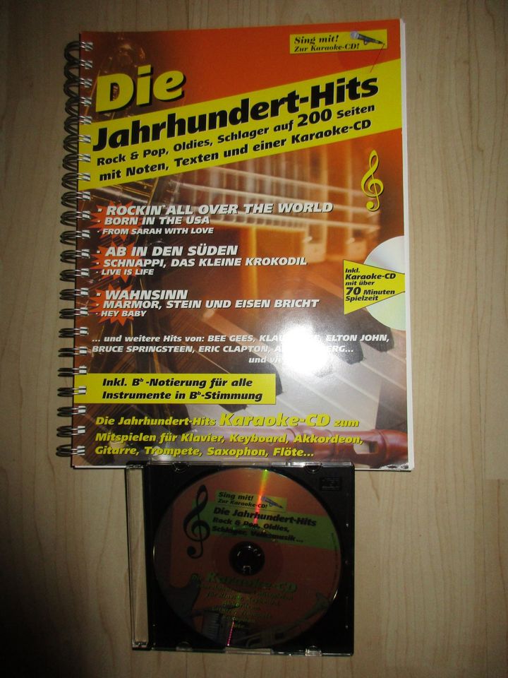 Die Jahrhundert-Hits Buch mit Karaoke-CD in Hattersheim am Main