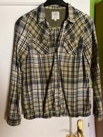 Bluse grün kariert Hessen - Schlitz Vorschau