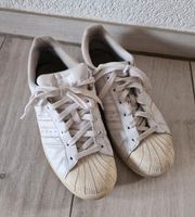 Adidas Superstars Sneaker Damen Schuhe weiß Gr. 39,5 Baden-Württemberg - Allmendingen Vorschau