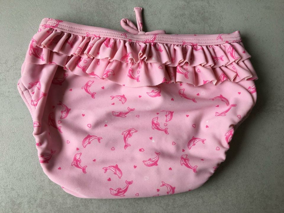 SANETTA Bikini-/Badehose/Schwimmwindel rosa mit Delfinen Gr. 74 in Stuttgart