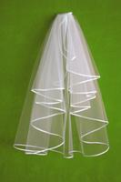 Brautschleier weiss mit Atlaskante Deutsches Produkt Hessen - Dietzenbach Vorschau