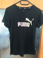 Puma T-Shirt schwarz, Logo rosé, Größe M Bayern - Lauingen a.d. Donau Vorschau