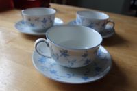 3 wunderschöne alte Tassen blau weiß Blümchen * Porzellan Sammeln Brandenburg - Pritzwalk Vorschau