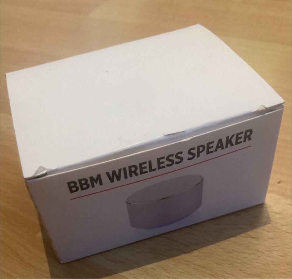 Brandneuer unbenutzter BBM bluetooth speaker in Kiel