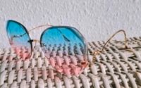 XL Randlos Vintage Oversize Sonnenbrille Blau Pink UV 400 Neu Nordrhein-Westfalen - Solingen Vorschau