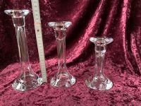 3 Orrefors Kosta Boda Glas Kerzenhalter/Kerzenständer Hessen - Mühltal  Vorschau