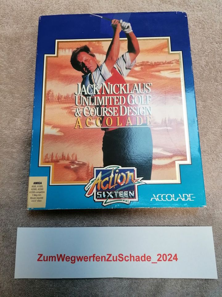 Big Box / Eurobox Commodore Amiga Spiel : Jack Nicklaus Golf in Dillingen (Donau)