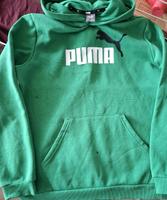 Puma Hoodie Kapuzenpullover Gr. 176, S grün mit  Logo Nordrhein-Westfalen - Wesel Vorschau