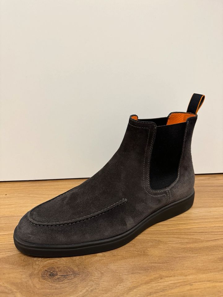 SANTONI Chelsea Boots Herren Grau 43,5 in Solingen