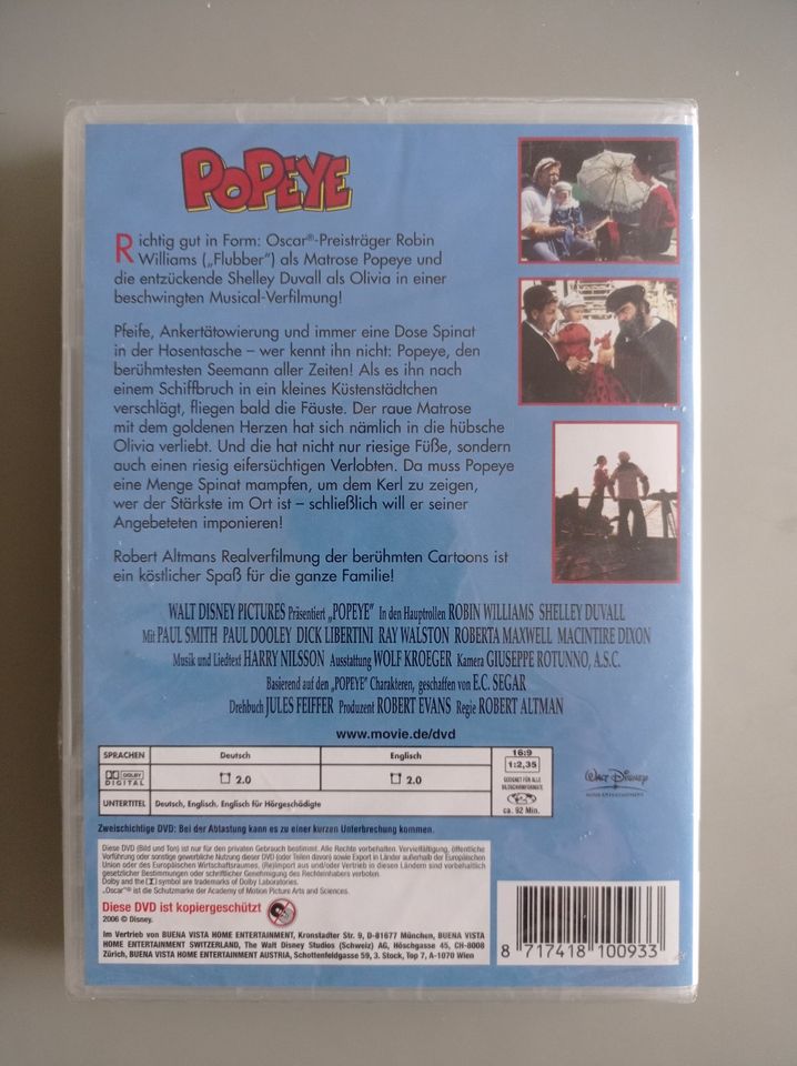 Popeye - Der Seemann mit dem harten Schlag DVD 8717418100933 in Frankfurt am Main