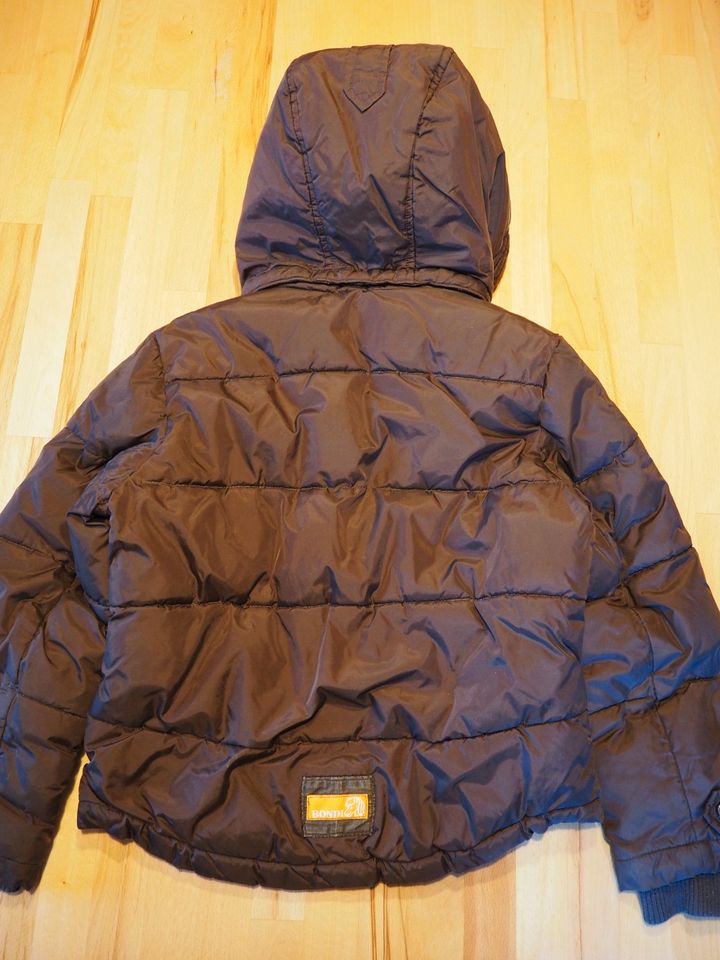 H&M Mädchen Winterjacke, warm, Gr. 122, braun in Steinberg