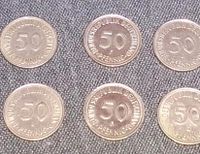 50 Pfennig Stücke 6 Stück Duisburg - Meiderich/Beeck Vorschau