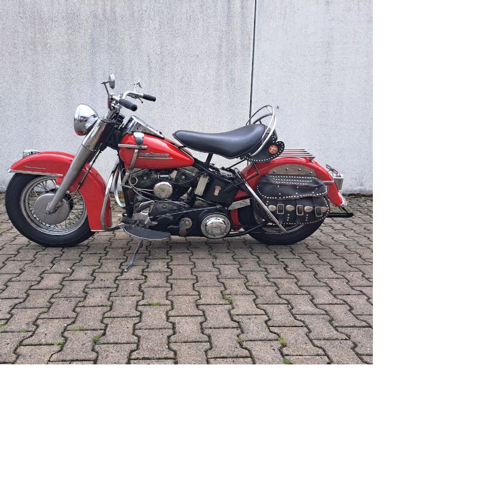 Harley Davidson 1952 Panhaed Starrahmen in Winterbach