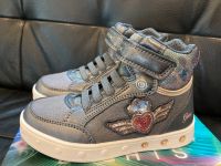 Geox NEU,gr28, SCHUHE, grau/anthrazit,Sterne,Blinkeschuhe,Gr 38 Hessen - Otzberg Vorschau