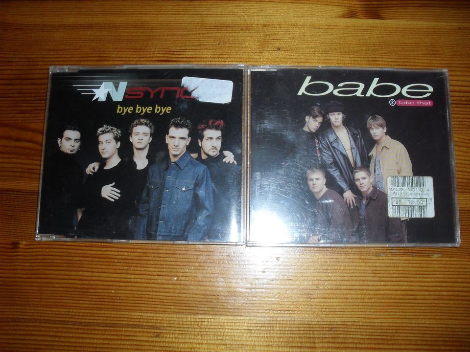 CD / Boygroups, Take that, Babe / Nsync, Bye, bye, bye in Bingen