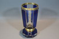 Vintage Prunkbecher / Pokal/ Ranftbecher Kristallglas Handschliff Düsseldorf - Eller Vorschau