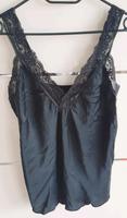 Made in Italy Träger Top Bluse Spitze Seidig Glänzend Dortmund - Brackel Vorschau