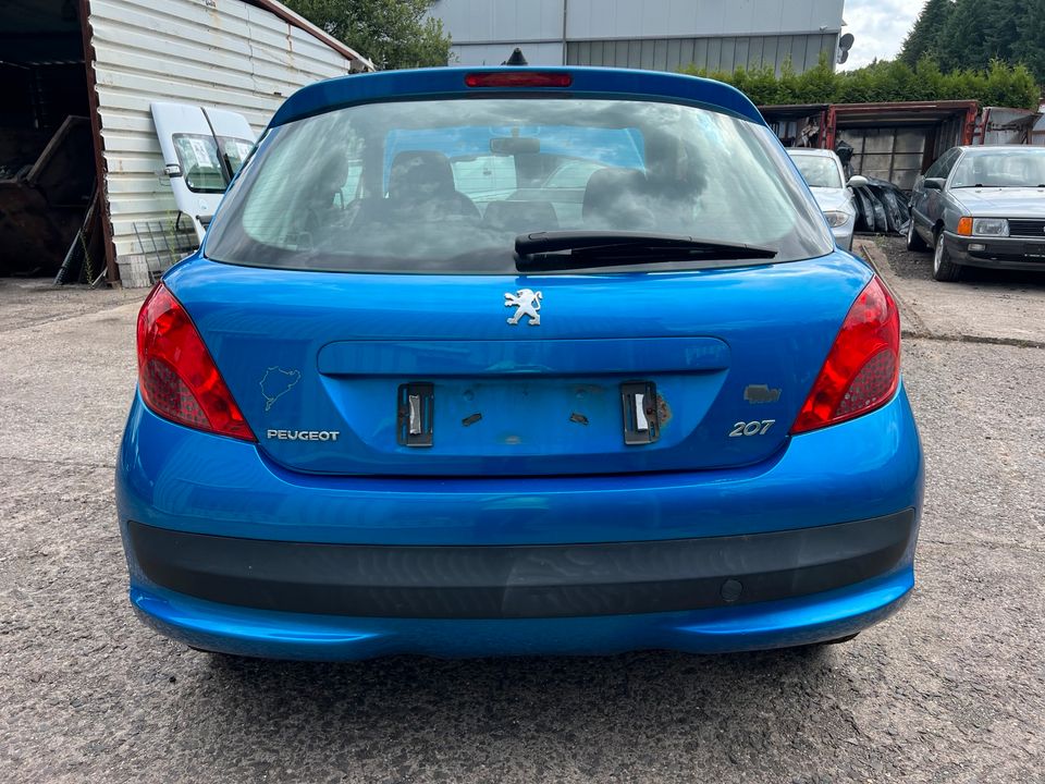 Stoßstange Peugeot 207 hinten blau KMFD Heckschürze Heckstoßstang in Wilnsdorf