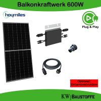 600W Balkonkraftwerk mit Hoymiles HM-600 Solaranlage Nordrhein-Westfalen - Drensteinfurt Vorschau