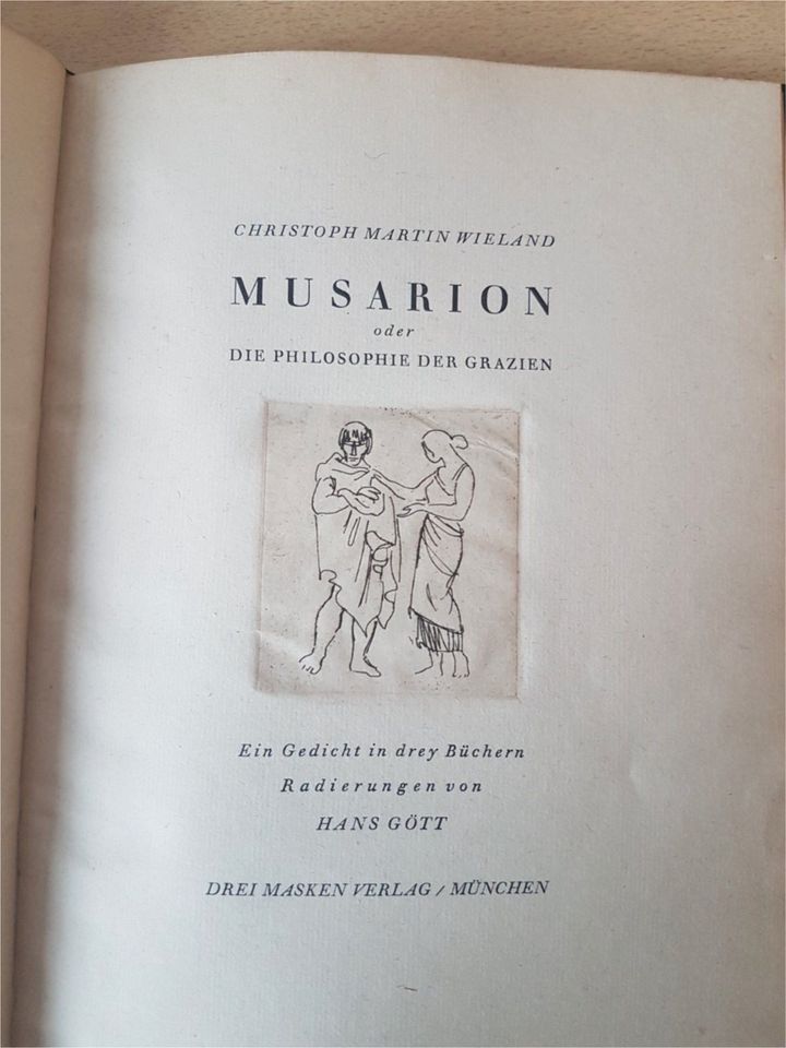 Buch Musarion oder die Philosophie der Grazien in Obertshausen