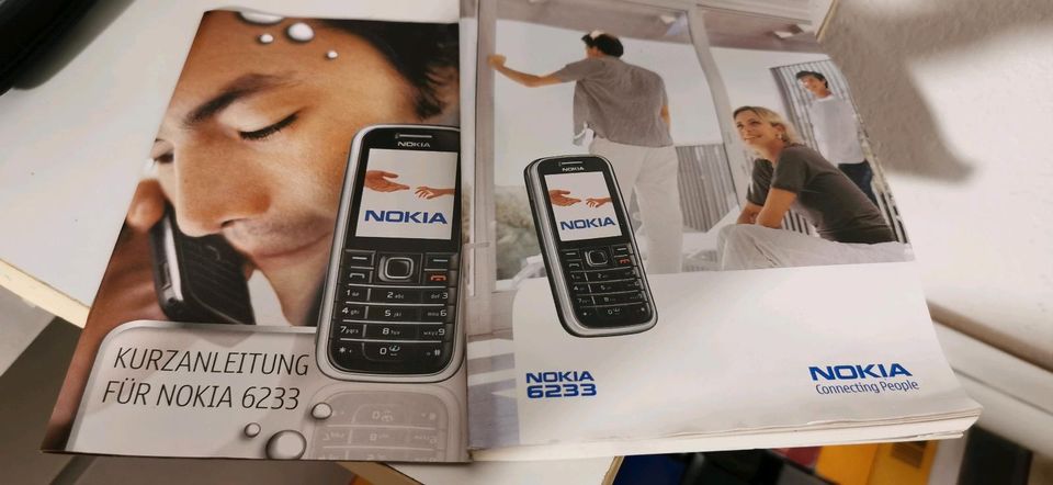 Nokia 6233 Retro Kult Oldschool Verpackung Anleitung Ladegerät in Lengerich