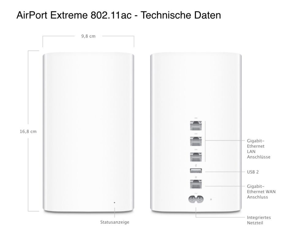 Apple WLAN-Router AirExtreme A1521 in Leipzig