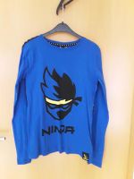 Ninja Shirt blau, Langarmshirt, 158/164 Bayern - Falkenfels Vorschau