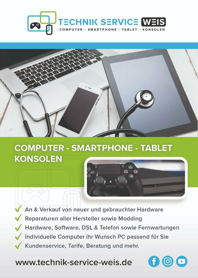 Smartphone & Tablet | Reparatur | Akku | Displaytausch | Ladeansc in Schöllkrippen