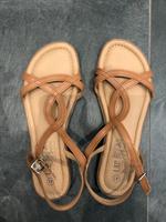 Sandalen 41 braun flach beige Hessen - Mühlheim am Main Vorschau