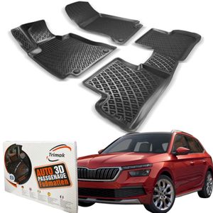 Original Skoda Karoq Gummi Fußmatten 5er Set