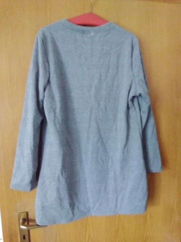 graues Sweatshirt mit Katze, Pullover, Gr. XL, neu, in Bayreuth