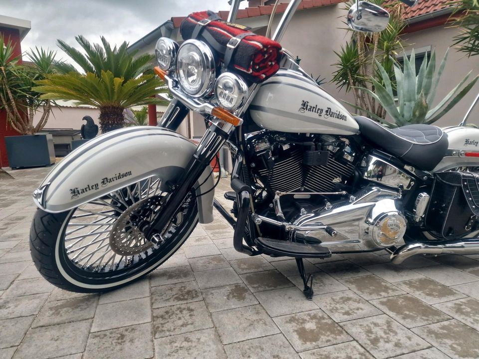 Harley Davidson Softail Chicano Custombike Tausch möglich! in Waldenburg