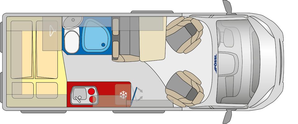 Van Kastenwagen Pössl mit Aufstelldach mieten in Isny im Allgäu