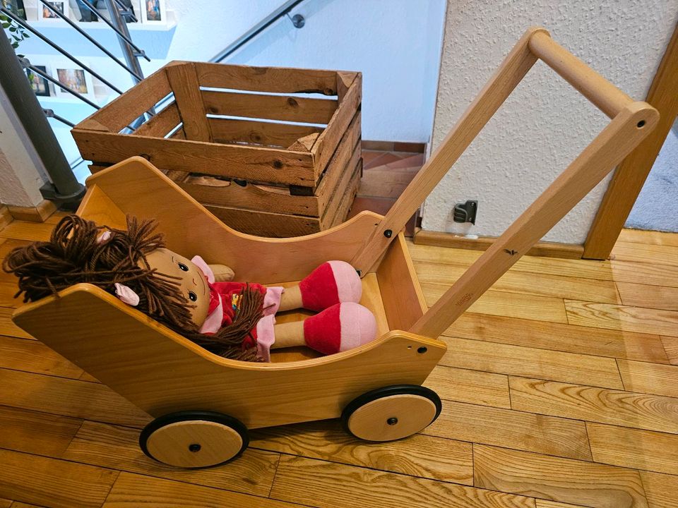 Puppenwagen aus Holz in Gräfenroda