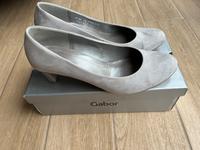 GABOR Pumps-wie neu-Rauleder hellgrau Saarland - Perl Vorschau