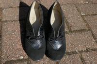 Vintage Damen Schuhe Pumps +/- 50-er Jahre, Rockabilly Swing Gr37 Wandsbek - Hamburg Tonndorf Vorschau