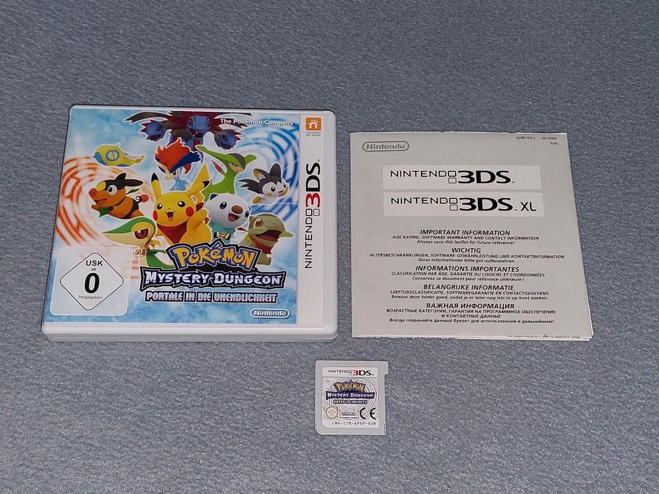 Pokemon Spielesammlung PAL Nintendo DS Nintendo 3DS Top Zustand in Blomberg