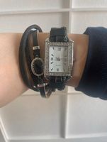Armbanduhr mit Steinchen und Glitzerarmband Niedersachsen - Gifhorn Vorschau