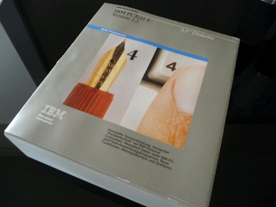 IBM PC Text 4 Version 2.5 Textverarbeitungsprogramm Word in Krauchenwies