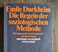 Die Regeln der soziologischen Methode,  Durkheim Sozialwissen...e Düsseldorf - Gerresheim Vorschau